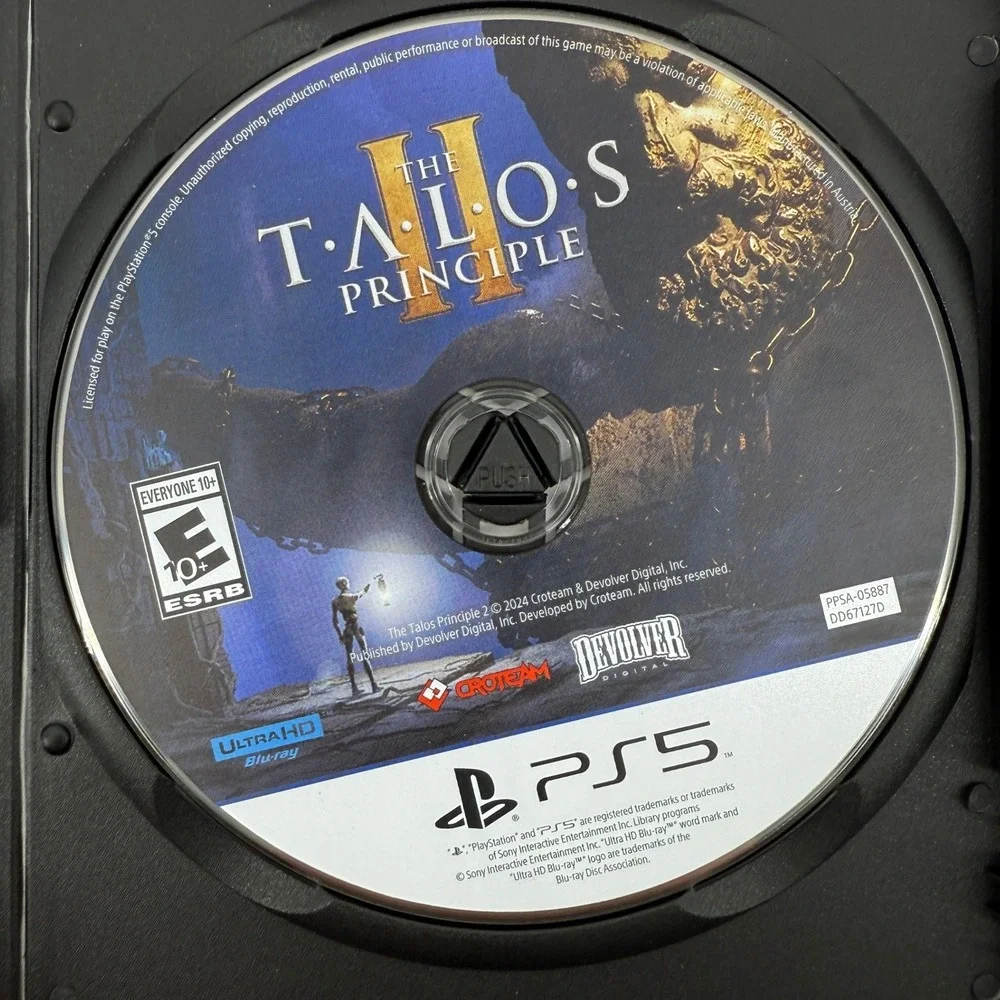 The Talos Principle II 2 Sony PlayStation 5 PS5‎ Disc Game New Replacement Case